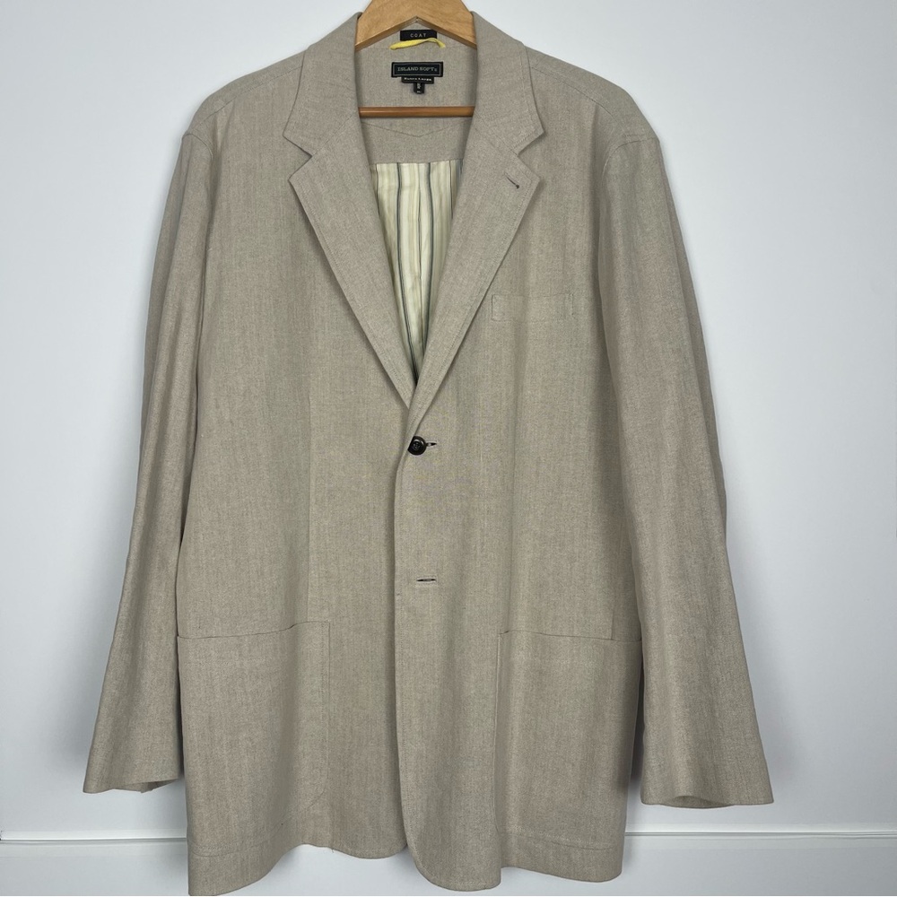 Men's Extra-Large Linen/Cotton Sport Coat